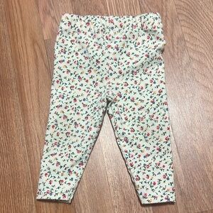 ❤️ 3 for $15. Ralph Lauren Cream Leggings with Floral Print